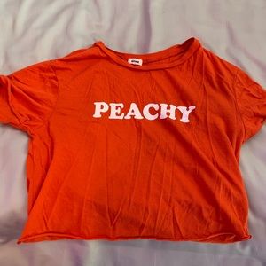 Orange Crop Top